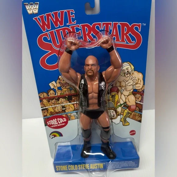 WWE LJN Superstars Stone Cold Steve Austin NEW Series 2 Target 2026 in Hand RARE - Picture 2 of 7